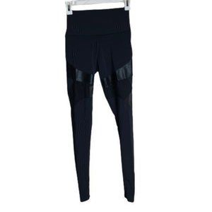 Onzie extra small black skinny leggings mesh workout athletic lounge pants